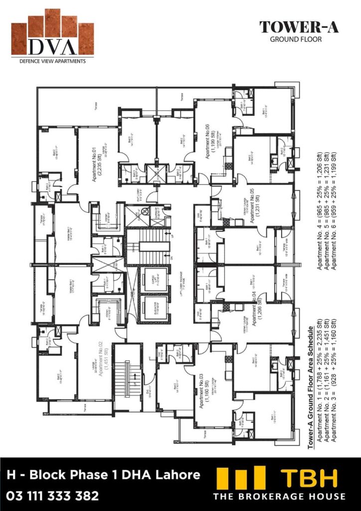 DVA Floor Plan Tower A (1)