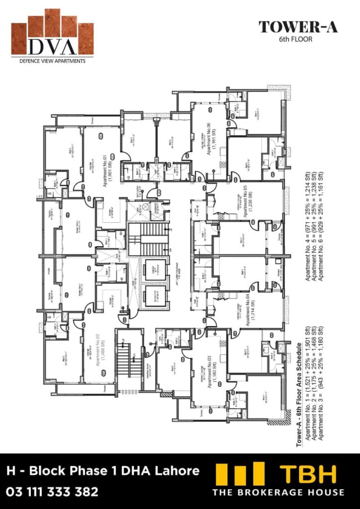 DVA Floor Plan Tower A (3)