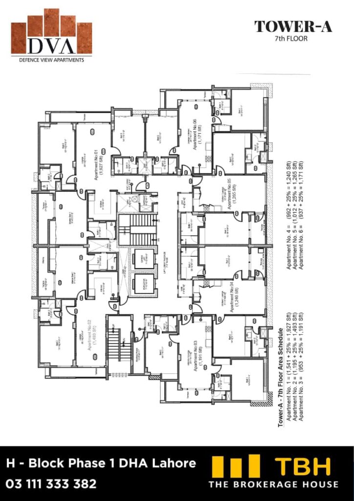 DVA Floor Plan Tower A (4)