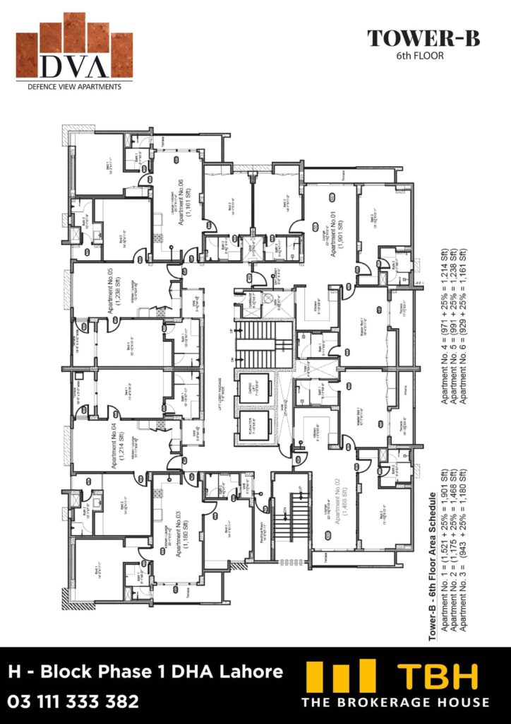 DVA Floor Plan Tower B (3)