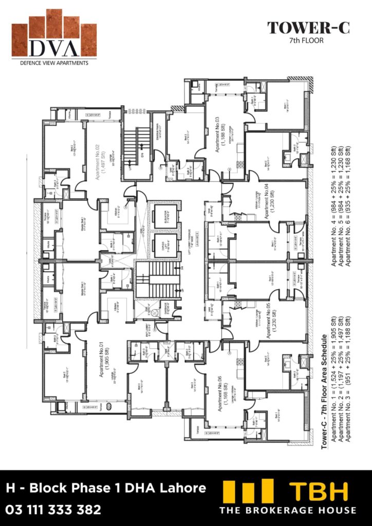 DVA Floor Plan Tower C (4)
