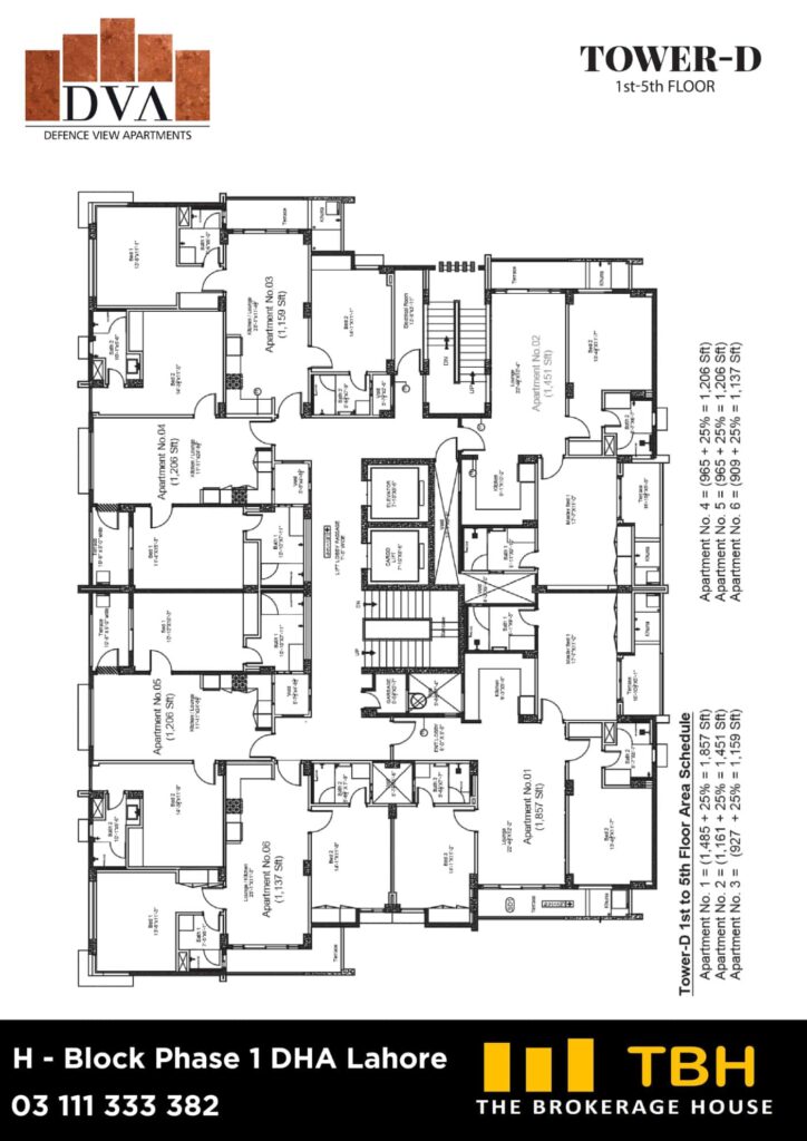 DVA Floor Plan Tower D (2)