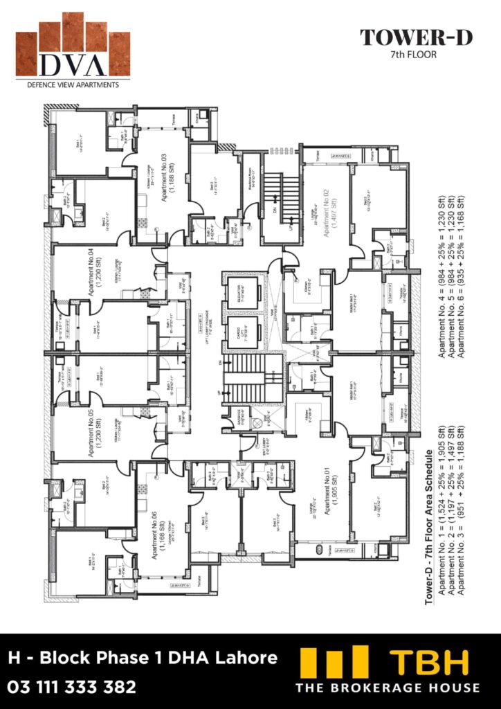 DVA Floor Plan Tower D (4)